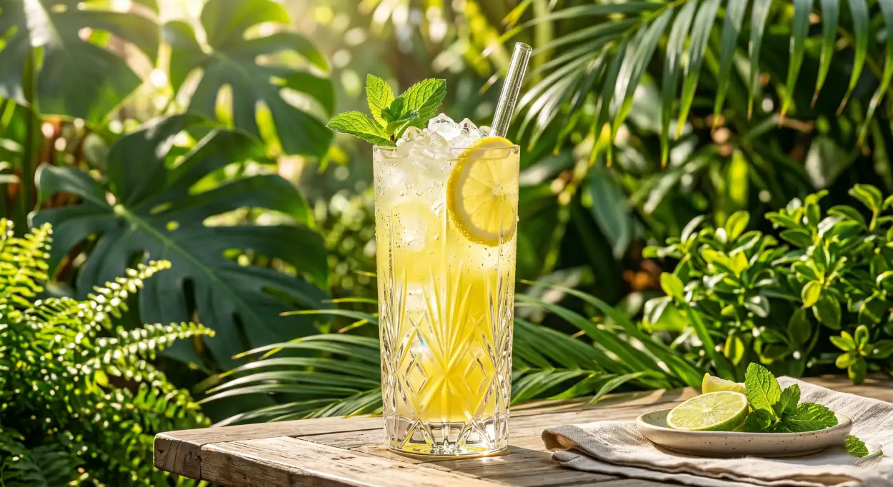 Free Download Fresh Lemon Beverage Background Image - High Quality Lemon Juice Background Background Image