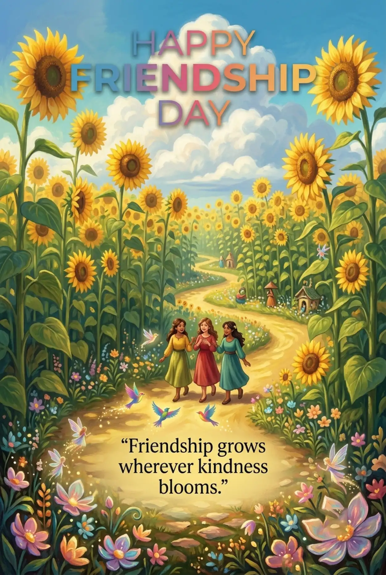 Free Download Friendship Day 2026 Flyer Design - High Quality Happy Friendship Day 2026 Image