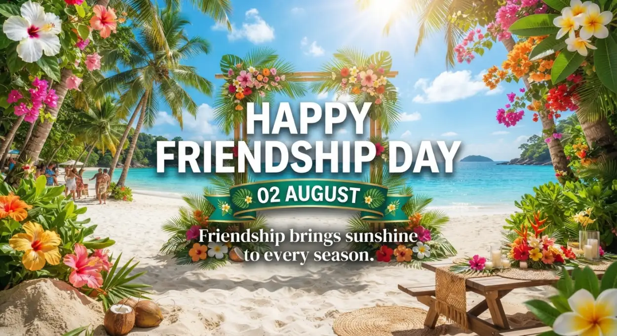 Free Download Friendship Day 2026 Flyer Design - High Quality Happy Friendship Day 2026 Image