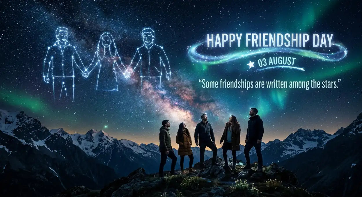 Free Download Friendship Day 2026 Social Media Banner Template - High Quality Happy Friendship Day 2026 Image