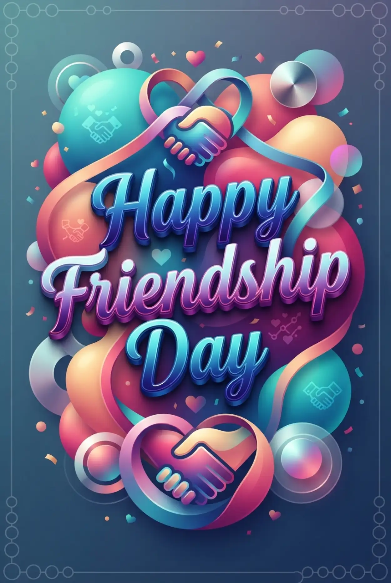 Free Download Friendship Day 2026 Sticker Design - High Quality Happy Friendship Day 2026 Image