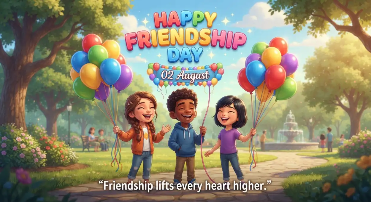 Free Download Friendship Day 2026 Website Hero Banner - High Quality Happy Friendship Day 2026 Image