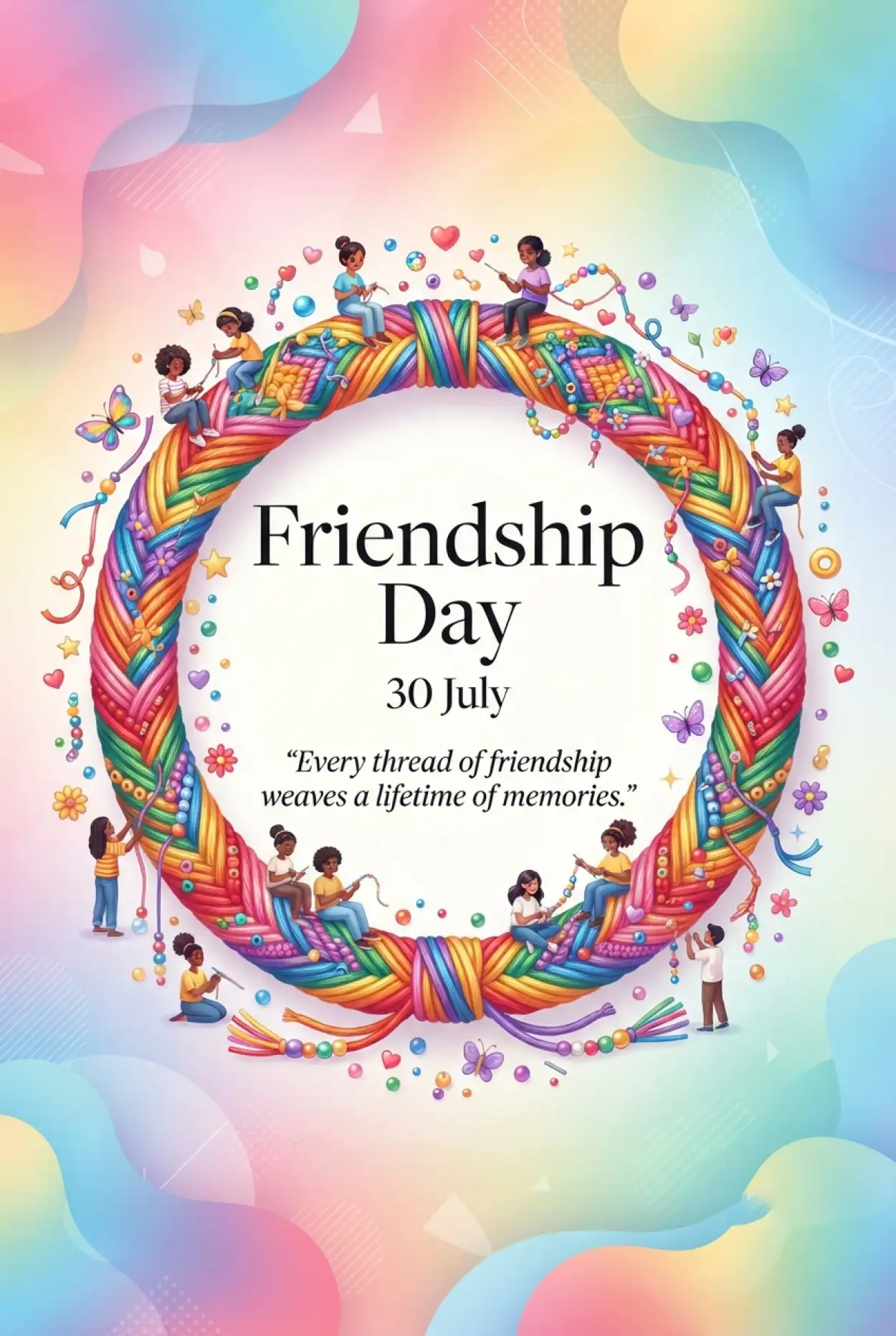 Free Download Friendship Day Celebration Clipart - High Quality International Friendship Day Image