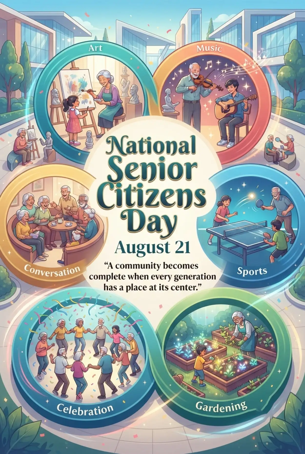 Free Download Fun Indoor Games For Senior Citizens Day 2026 - High Quality Senior Citizens Day 2026 Image