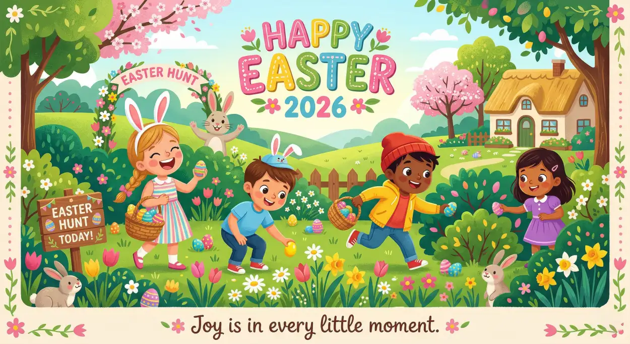 Free Download Funny Easter 2026 Jokes For Kids - High Quality Happy Easter 2026 Image