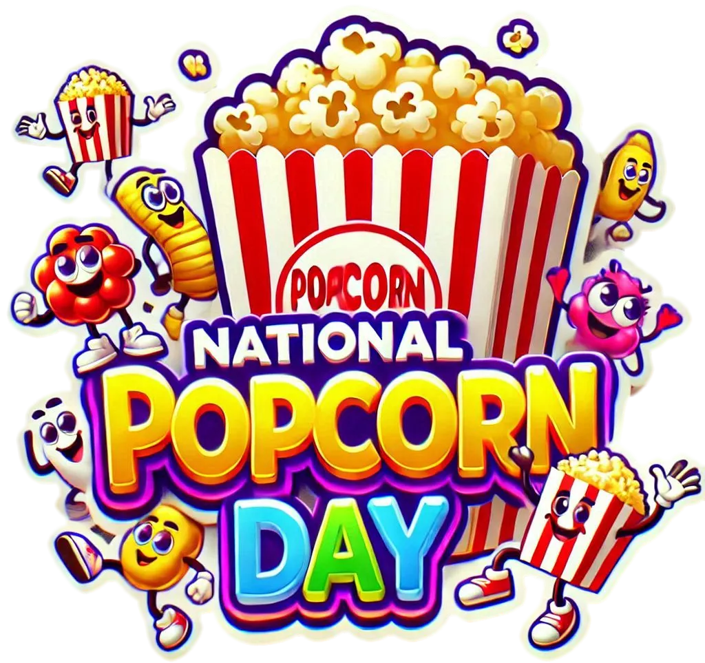 Funny National Popcorn Day Png Clipart - Royalty Free National Popcorn Day PNG Image | Pngmagic Free Download Funny National Popcorn Day Png Clipart - High Quality National Popcorn Day PNG PNG Image