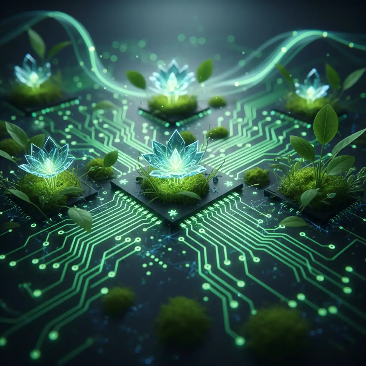 Free Download Futuristic It Technology Background - High Quality Tech Background Background