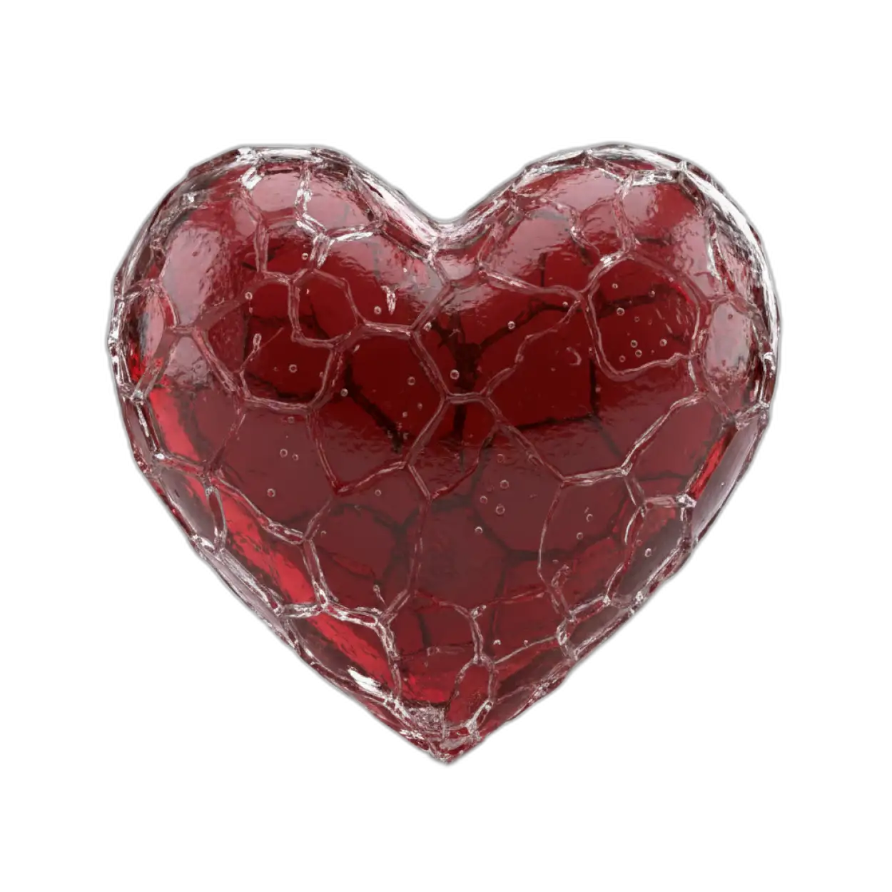 Free Download Futuristic Red Heart Png Unique Design Transparent - High Quality Red Heart Png PNG Image