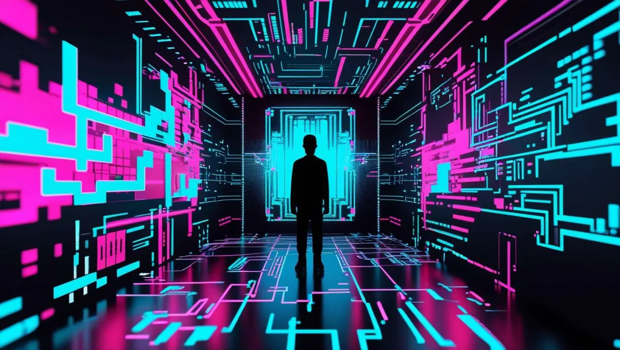 Free Download Gaming Thumbnail Background With Cyberpunk Style - High Quality Gaming Thumbnail Background Background