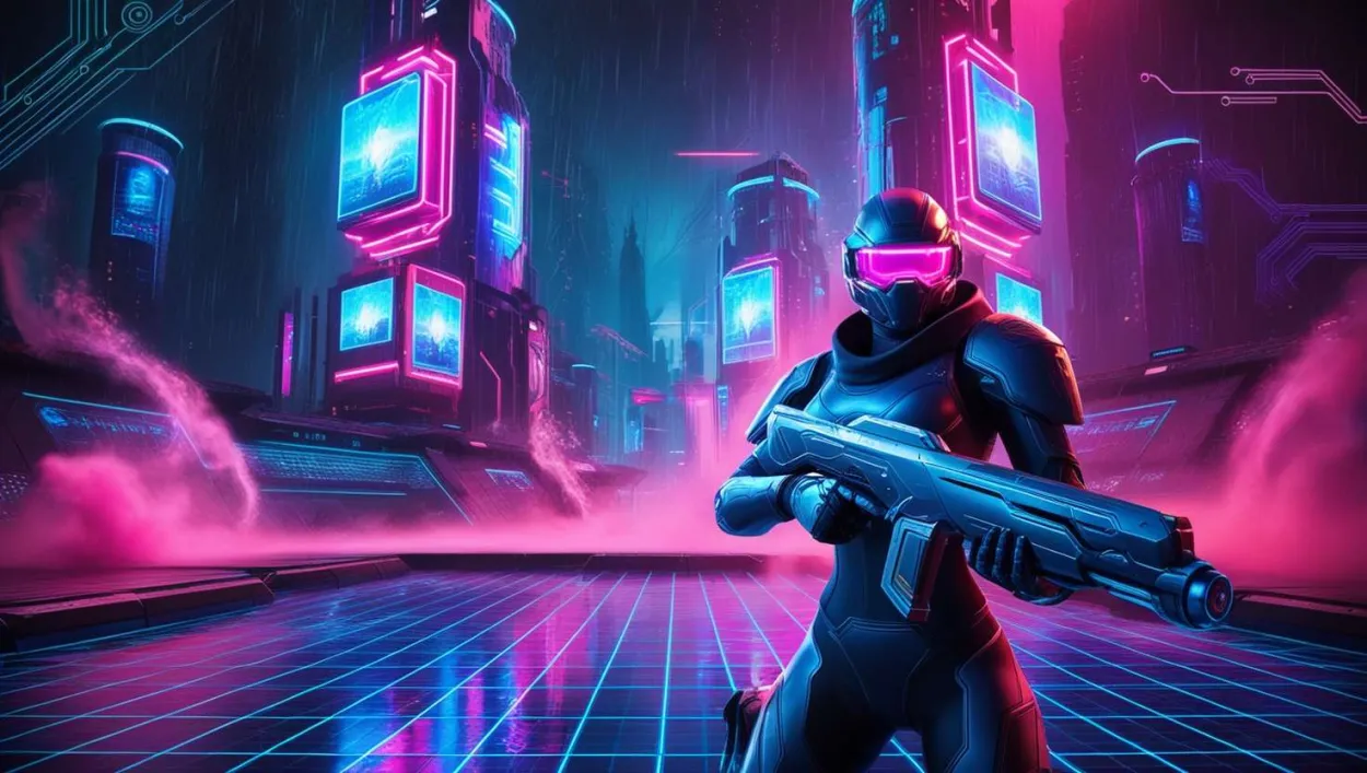 Gaming Thumbnail Background With Retro Arcade Theme - Royalty Free Gaming Thumbnail Background Image | Pngmagic Free Download Gaming Thumbnail Background With Retro Arcade Theme - High Quality Gaming Thumbnail Background Background