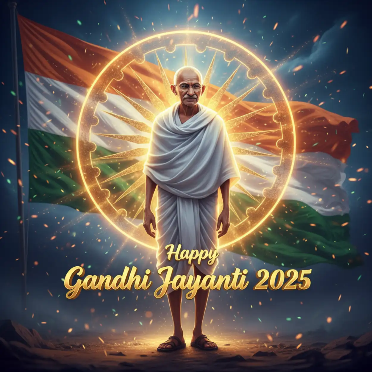 Free Download Gandhi Jayanti 2025 Essay In 200 Words - High Quality Happy Gandhi Jayanti 2025 Background