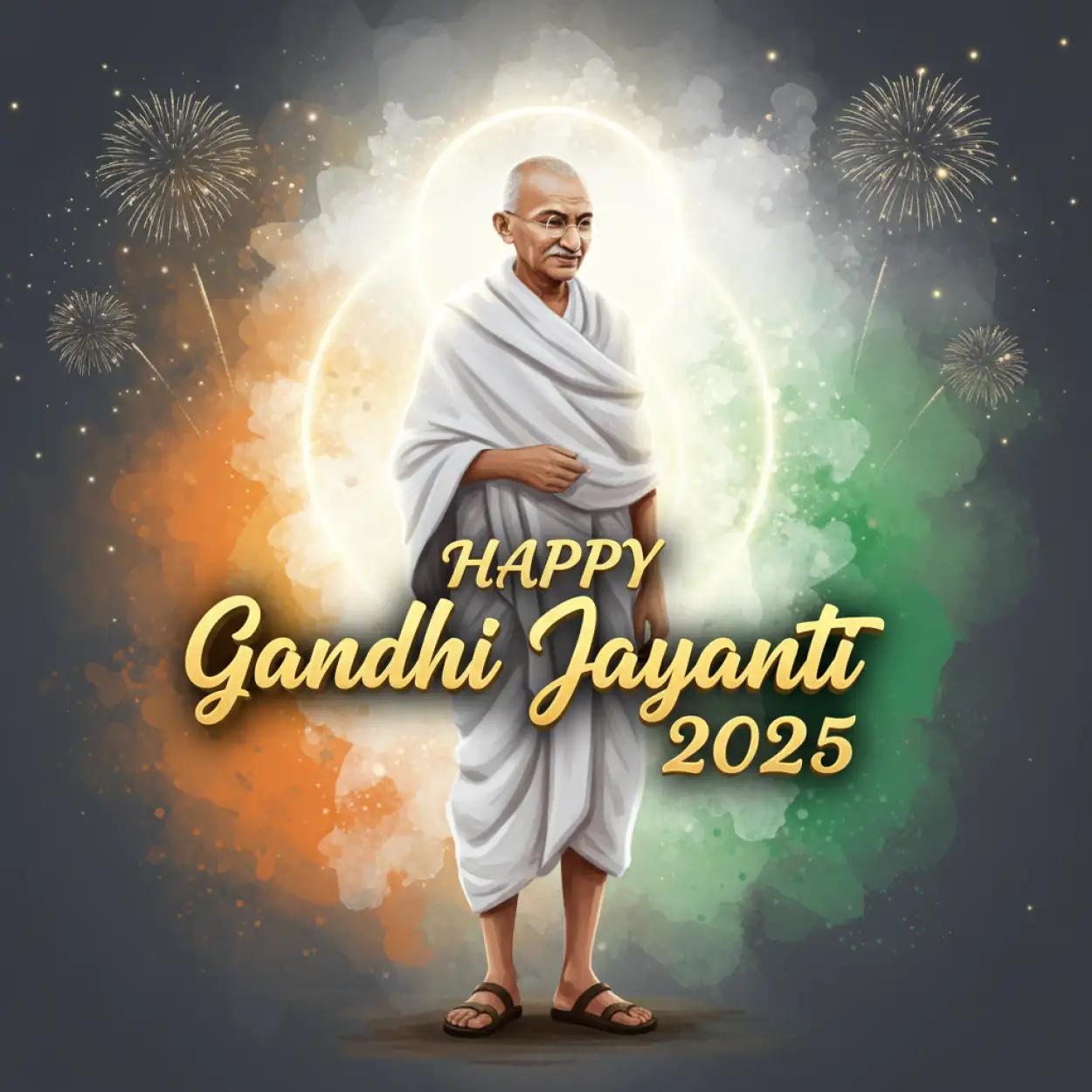 Free Download Gandhi Jayanti 2025 Motivational Quotes Images - High Quality Happy Gandhi Jayanti 2025 Background
