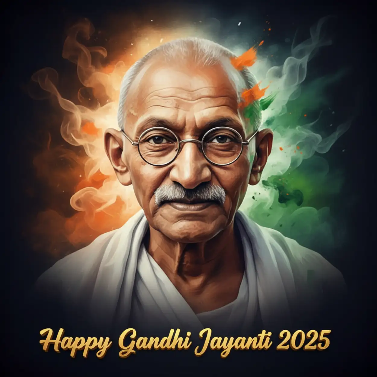 Free Download Gandhi Jayanti 2025 Speech In Simple English - High Quality Happy Gandhi Jayanti 2025 Background