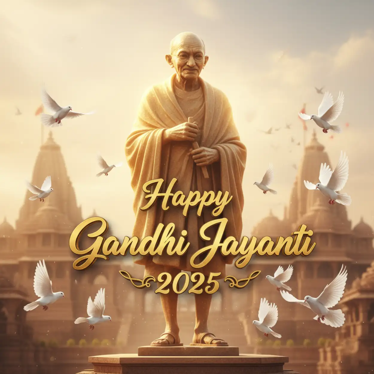 Free Download Gandhi Jayanti 2025 Status Video 30 Seconds - High Quality Happy Gandhi Jayanti 2025 Background