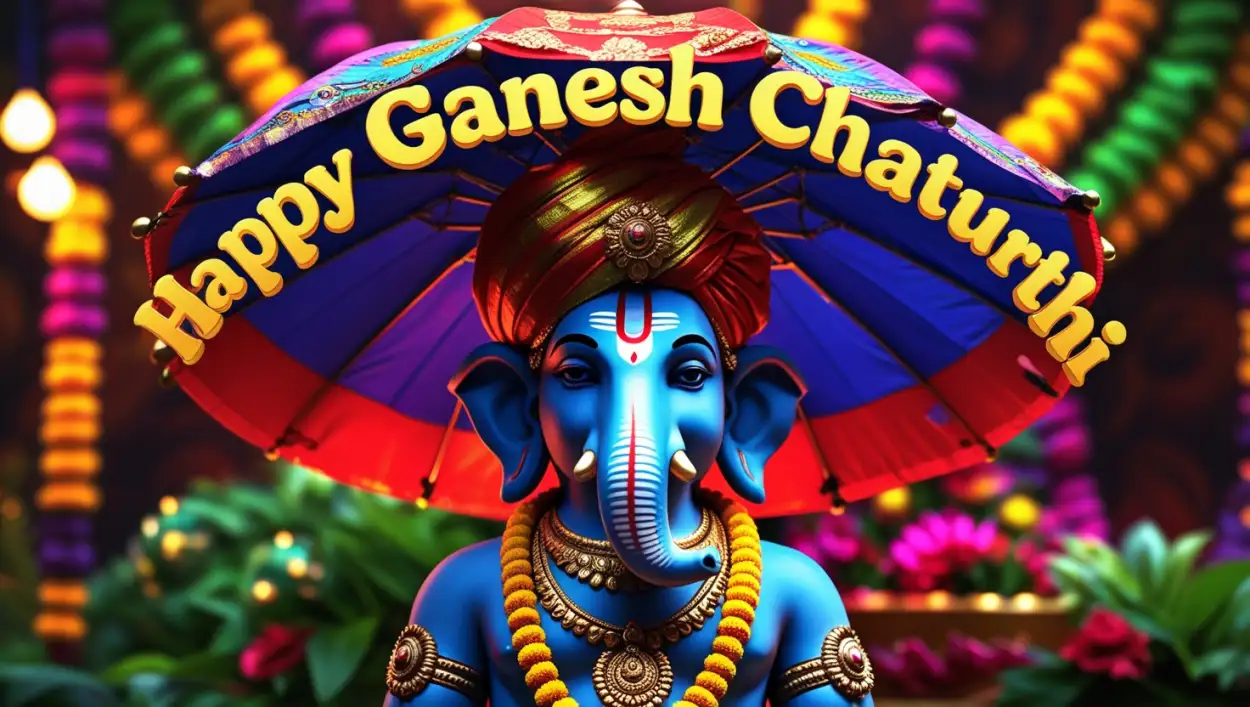 Free Download Ganesh Chaturthi Mandap Decoration Images 2025 - High Quality Happy Ganesh Chaturthi Background