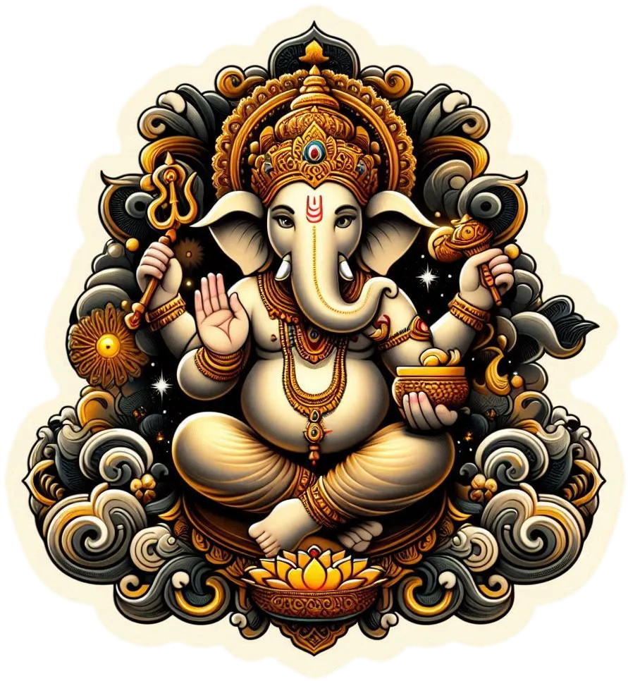 Ganesha Png For Personalized Ganesh Chaturthi E-cards - Royalty Free Ganesha Png Image | Pngmagic Free Download Ganesha Png For Personalized Ganesh Chaturthi E-cards - High Quality Ganesha Png PNG Image