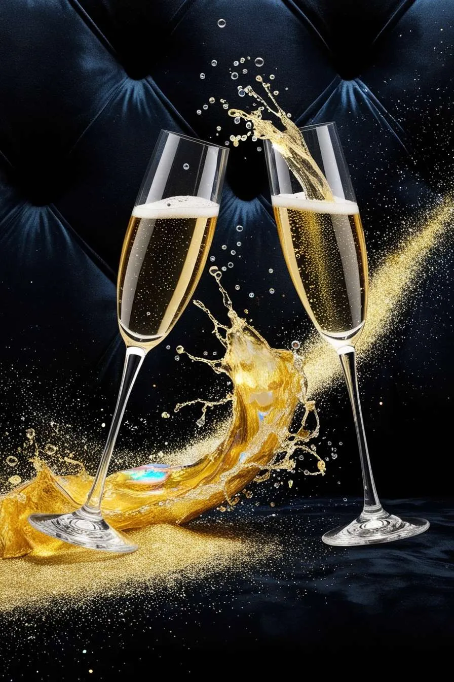 Glitter Champagne Background For New Years Eve - Royalty Free Champagne Background Image | Pngmagic Free Download Glitter Champagne Background For New Years Eve - High Quality Champagne Background Background