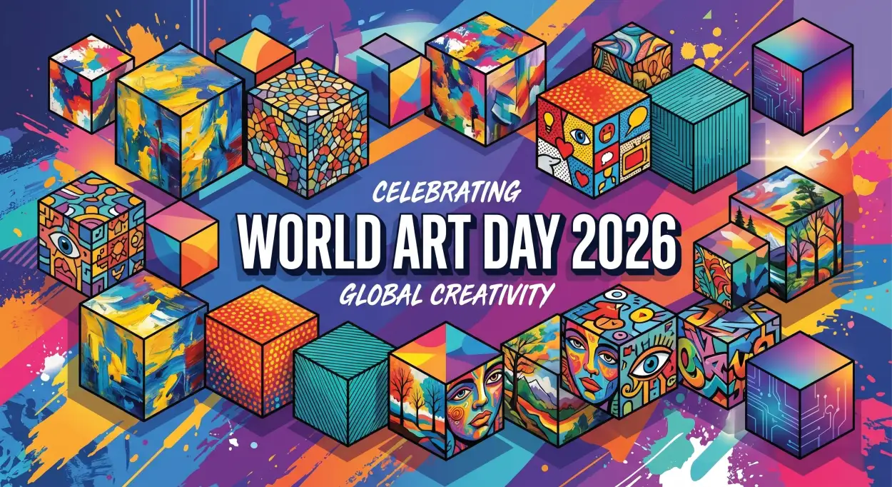Free Download Global Art Day Ideas 2026 2 - High Quality World Art Day 2026 Wishes Image
