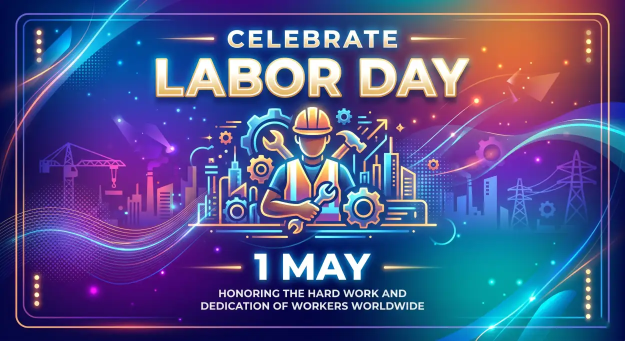 Free Download Global Labor Day Celebration Images - High Quality International Labor Day Wishes 2026 Image