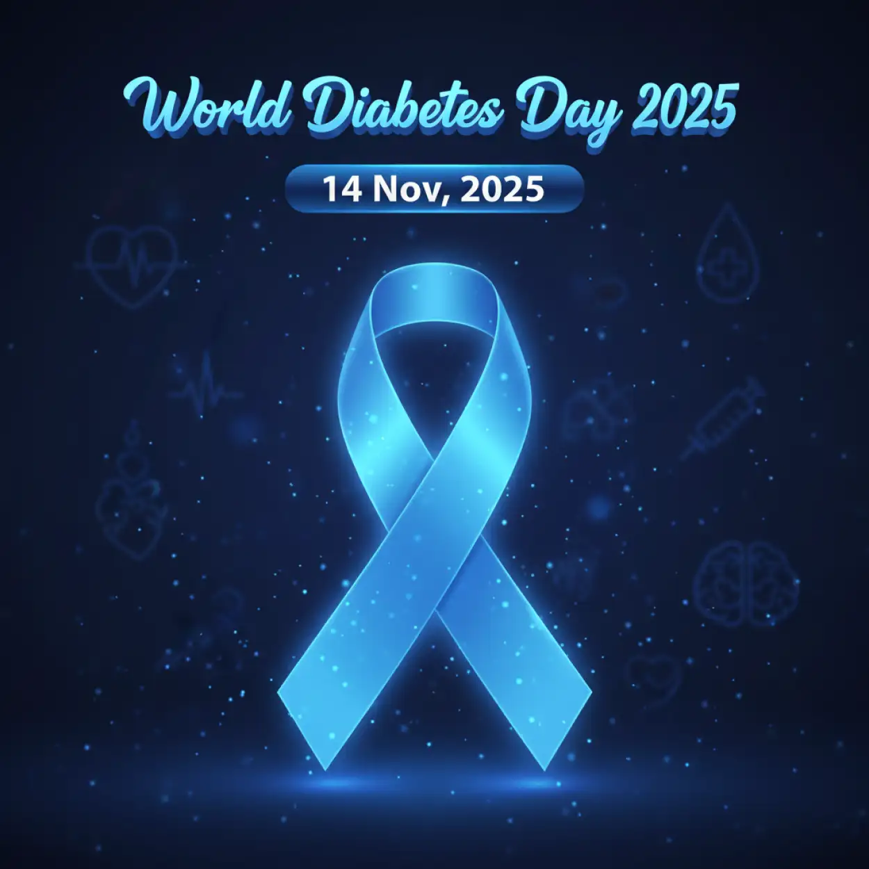 Free Download Global Report On Diabetes 2025 Who - High Quality World Diabetes Day Image