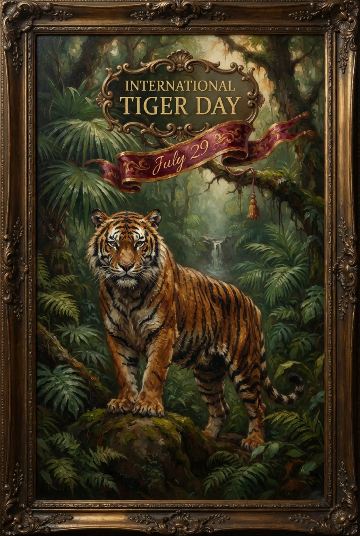 Free Download Global Tiger Day 2026 Banner - High Quality International Tiger Day 2026 Image