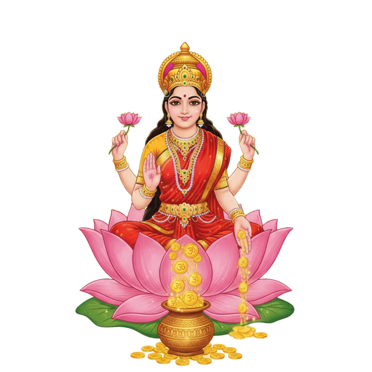 Goddess Lakshmi Dhanteras Png Download - Royalty Free Dhanteras Png Image | Pngmagic Free Download Goddess Lakshmi Dhanteras Png Download - High Quality Dhanteras Png PNG Image