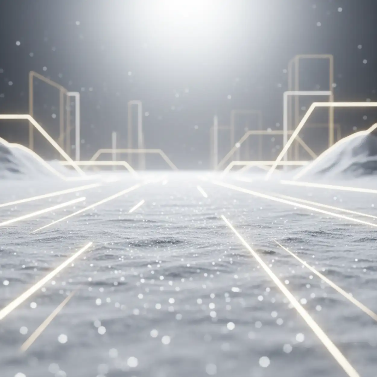 Free Download Golden Light Snow Background Images - High Quality Snow Background Images Hd Background Image