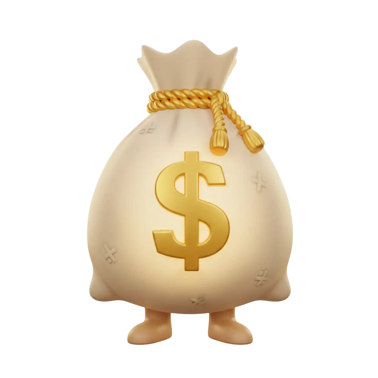 Free Download Golden Money Bag Png For Graphic Design - High Quality Money Bag Png PNG Image