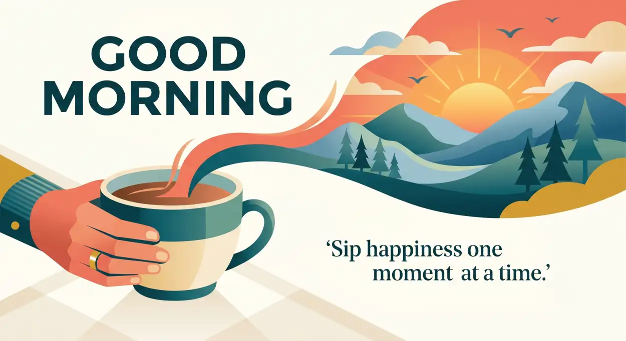 Free Download Good Morning Blessings With Tea Cup - High Quality Good Morning Blessings Image