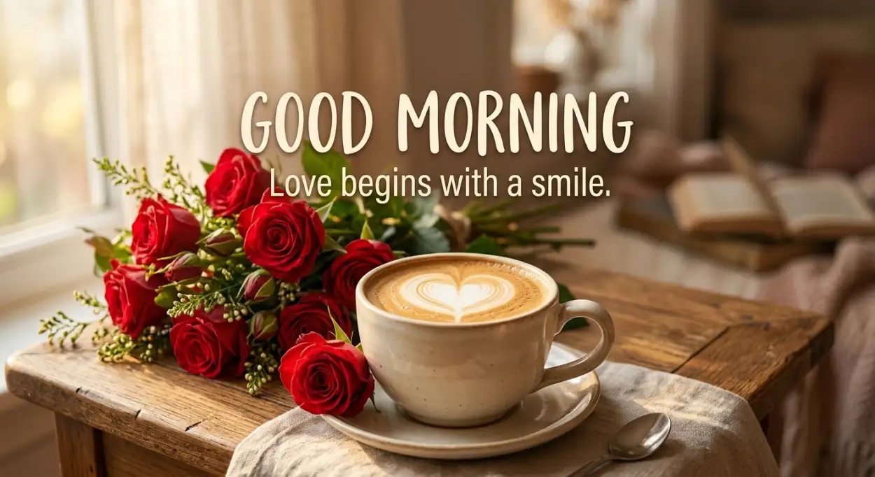Free Download Good Morning Coffee With Smile - High Quality Good Morning Coffee Image