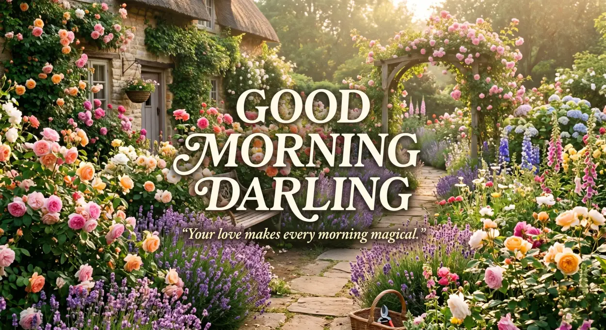 Free Download Good Morning Darling Messages For Whatsapp - High Quality Good Morning Love Messages Image
