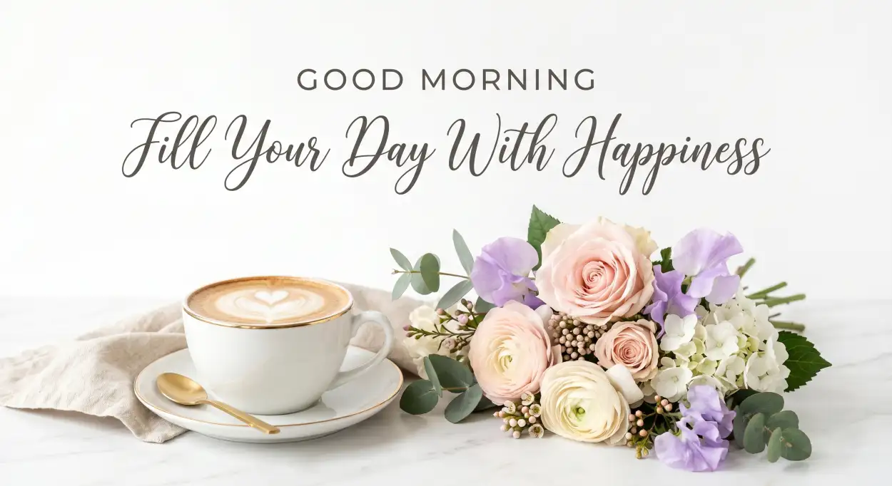 Free Download Good Morning Flowers And Coffee 4k Wallpaper - High Quality Good Morning Flowers And Coffee Image