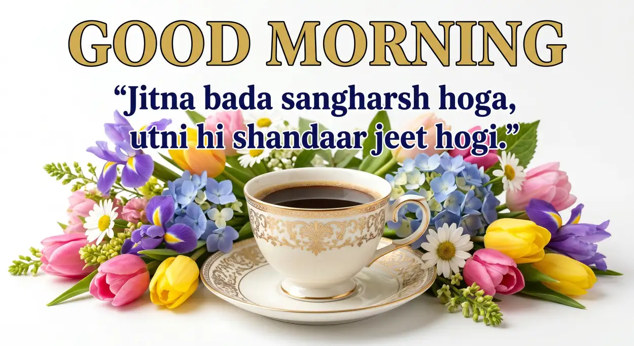 Free Download Good Morning Flowers And Coffee For Family - High Quality Good Morning Flowers And Coffee Image