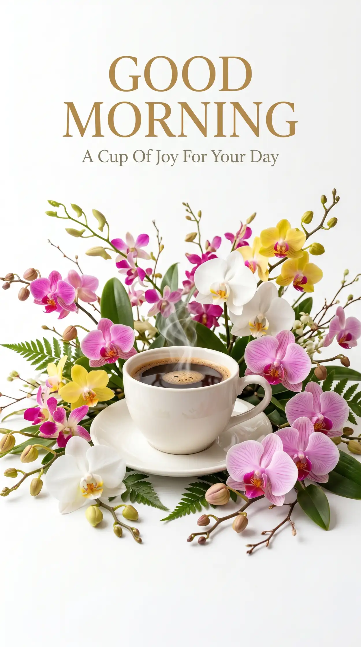 Free Download Good Morning Flowers And Coffee Inspirational Wallpaper - High Quality Good Morning Flowers And Coffee Image