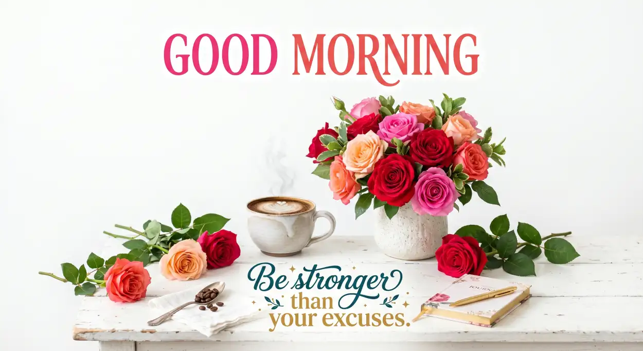 Free Download Good Morning Flowers And Coffee Monday Motivation - High Quality Good Morning Flowers And Coffee Image