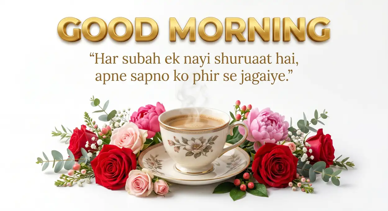 Free Download Good Morning Flowers And Coffee Peaceful Morning Scene - High Quality Good Morning Flowers And Coffee Image