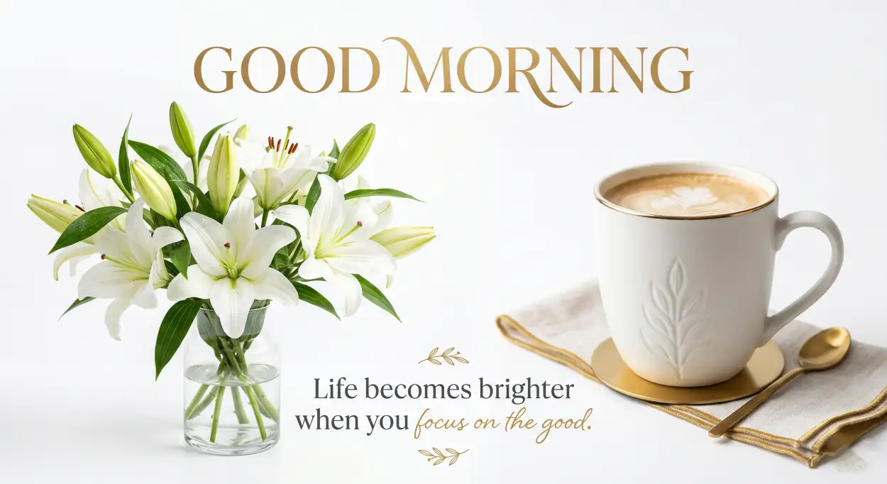 Free Download Good Morning Flowers And Coffee Spiritual Blessings - High Quality Good Morning Flowers And Coffee Image