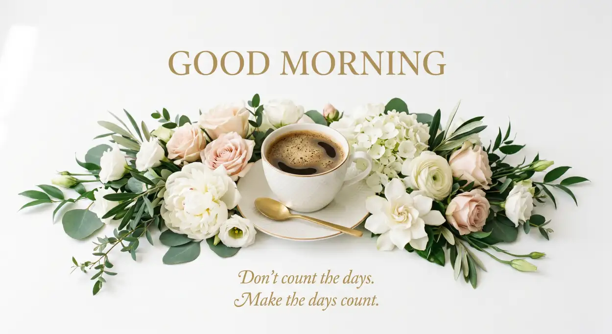 Free Download Good Morning Flowers And Coffee Thursday Motivation - High Quality Good Morning Flowers And Coffee Image