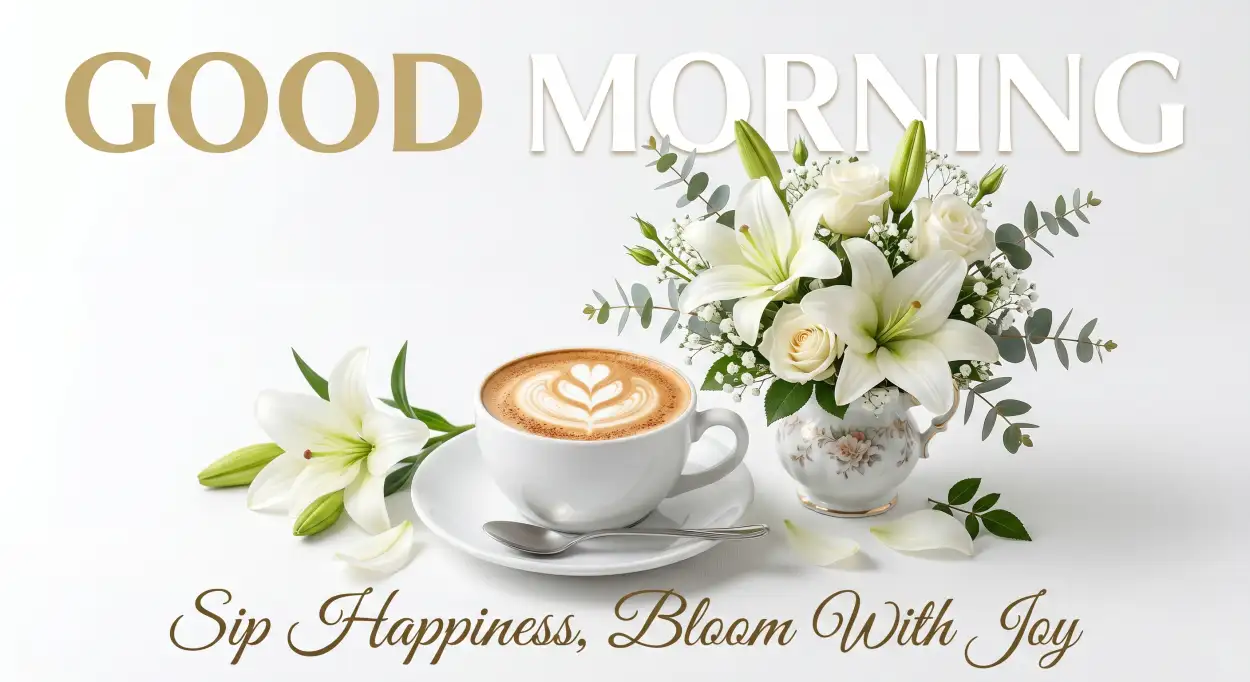Free Download Good Morning Flowers And Coffee Tuesday Blessings - High Quality Good Morning Flowers And Coffee Image