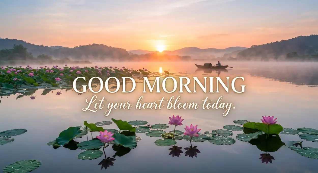 Free Download Good Morning Lake Wallpaper - High Quality Good Morning Nature Image