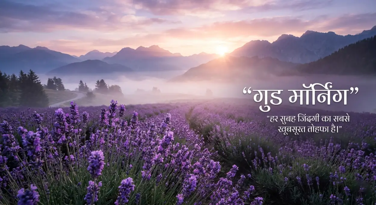 Free Download Good Morning Lavender Flower Wallpaper - High Quality Good Morning With Flowers Image