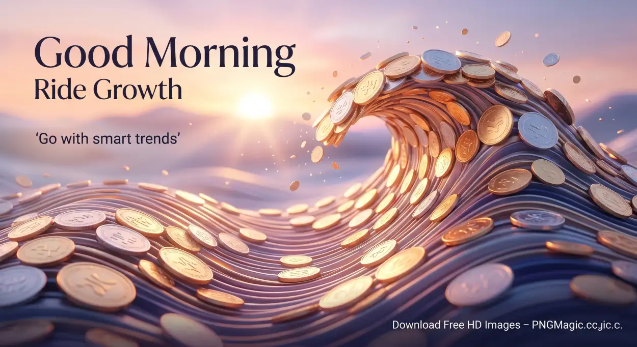 Free Download Good Morning Quotes For Finance Reels - High Quality Good Morning Investment Quotes Image