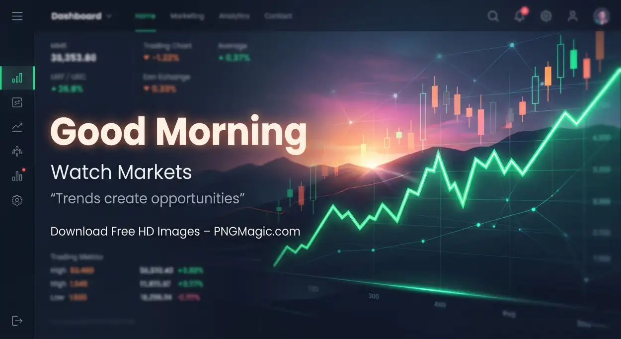 Free Download Good Morning Quotes For Stock Market Lovers - High Quality Good Morning Investment Quotes Image