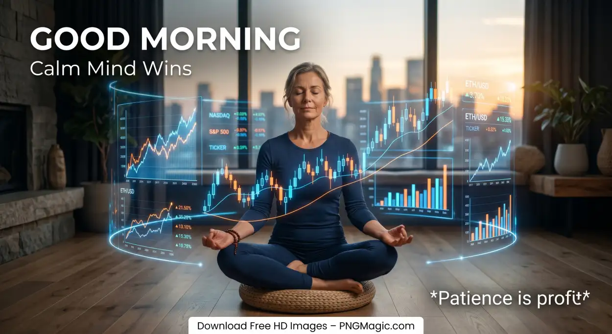 Free Download Good Morning Quotes For Traders Status - High Quality Good Morning Investment Quotes Image