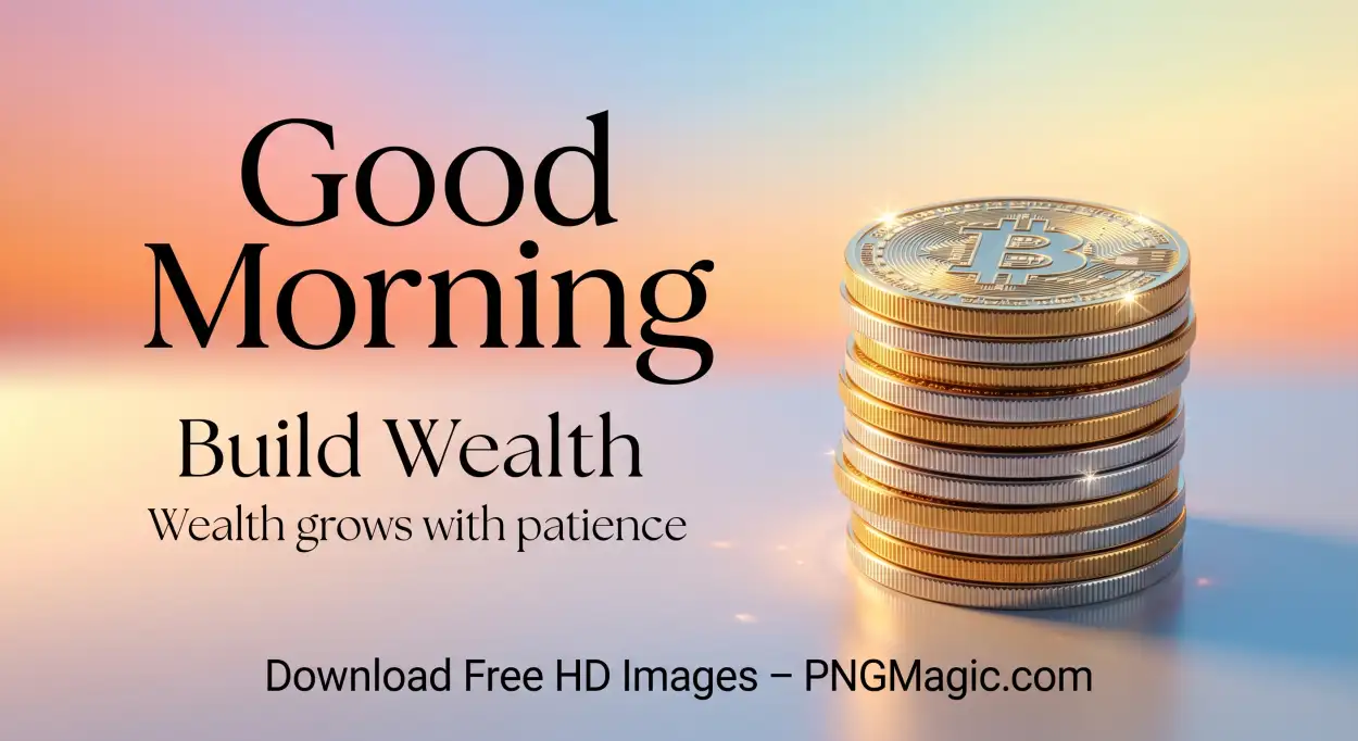 Free Download Good Morning Quotes For Wealth And Prosperity - High Quality Good Morning Investment Quotes Image