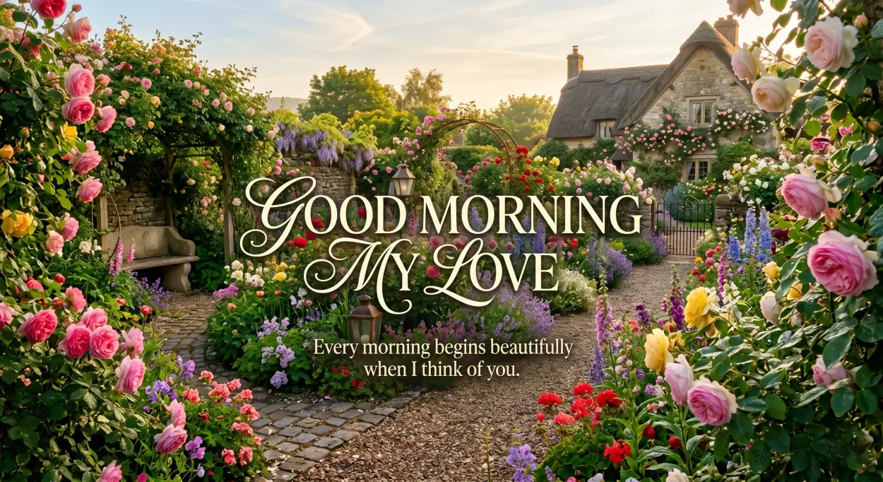 Free Download Good Morning Romantic Text For Him - High Quality Good Morning Love Messages Image