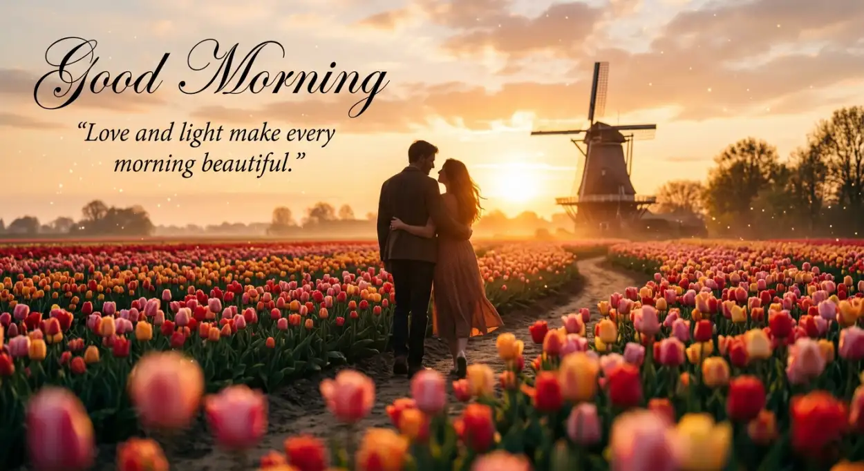 Free Download Good Morning Tulip Flower Wallpaper - High Quality Good Morning With Flowers Image