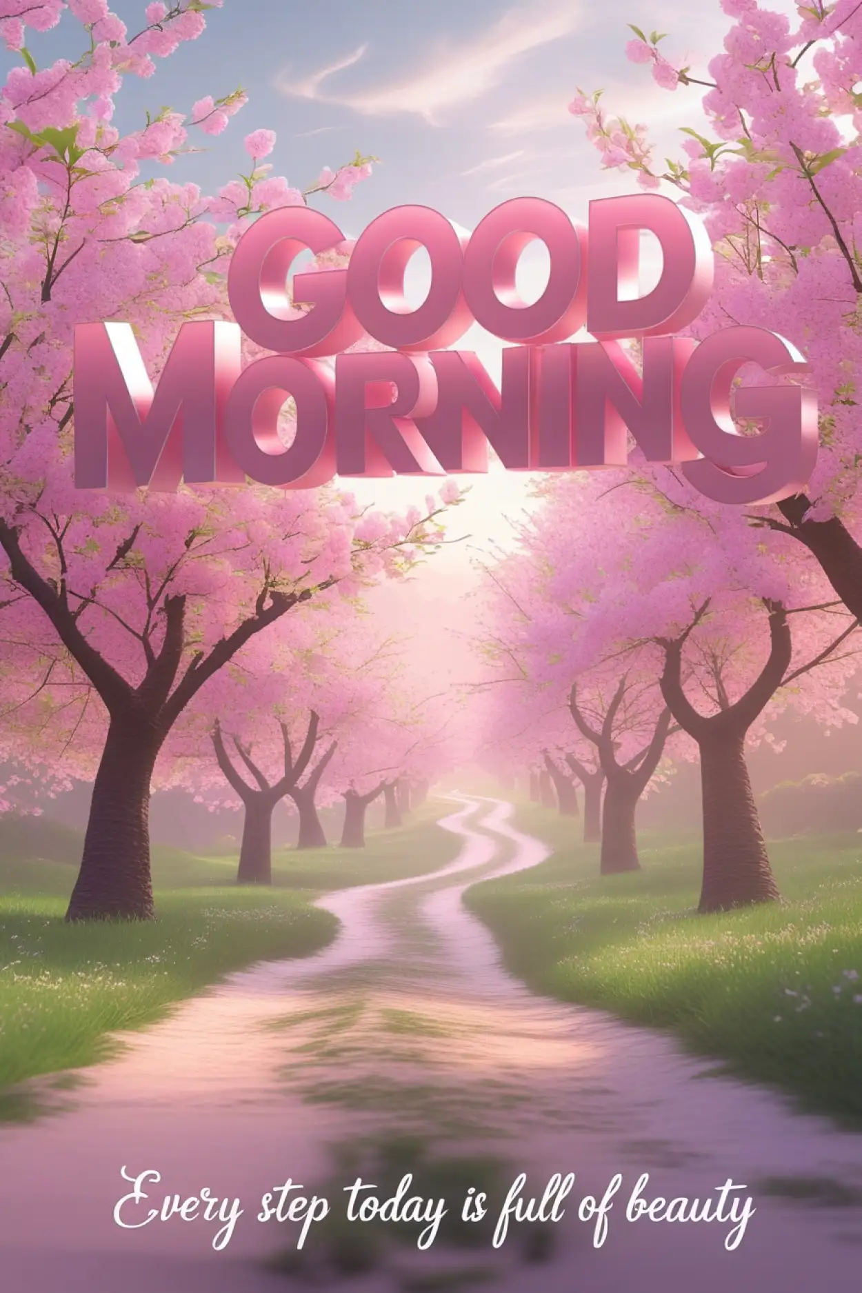 Free Download Good Morning Wishes With Beautiful Nature Background - High Quality Good Morning Wishes Background
