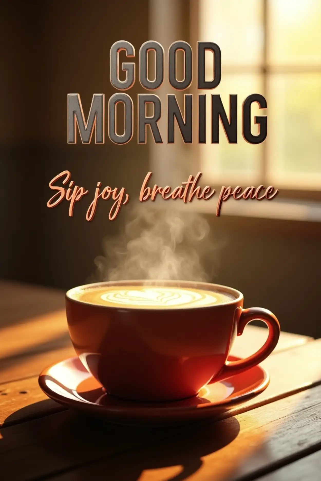 Free Download Good Morning Wishes With Rain And Coffee - High Quality Good Morning Wishes Background