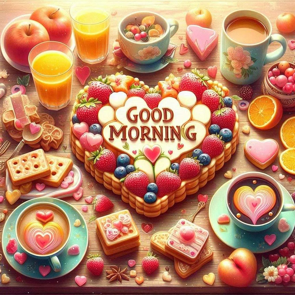 Good Morning Wishes With Sweet Messages And Heart-shaped Images - Royalty Free Good Morning Image | Pngmagic Free Download Good Morning Wishes With Sweet Messages And Heart-shaped Images - High Quality Good Morning Background